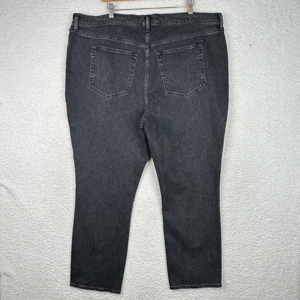 Abercrombie & Fitch The 90s Slim Straight‎ Ultra High Rise Jeans 36/22S Charcoal - Picture 10 of 10